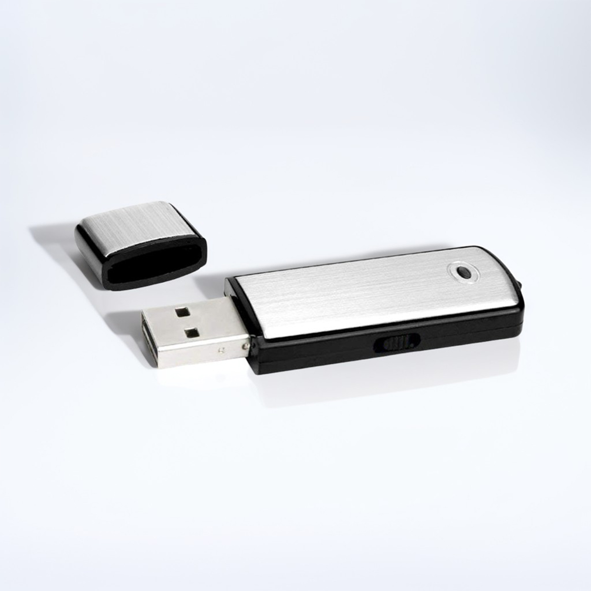Voice Recorder with 8GB USB Flash Drive and Built-in Audio Storage