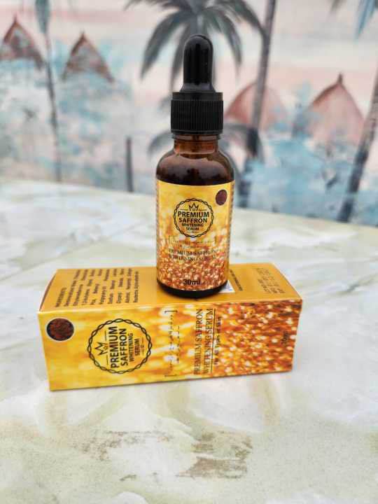 premium saffron whitening serum-30 ml. 