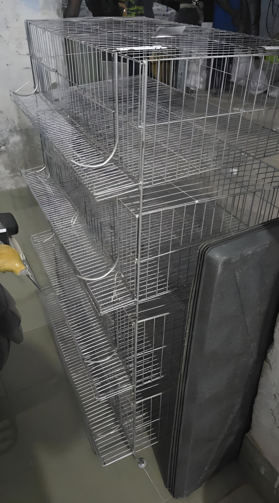 4 floor Koel Bird Cage With Tray for 300 Birds Can Easily Stay Together Cage Size 36"/18"/10-9"  Cash on delivery available. 