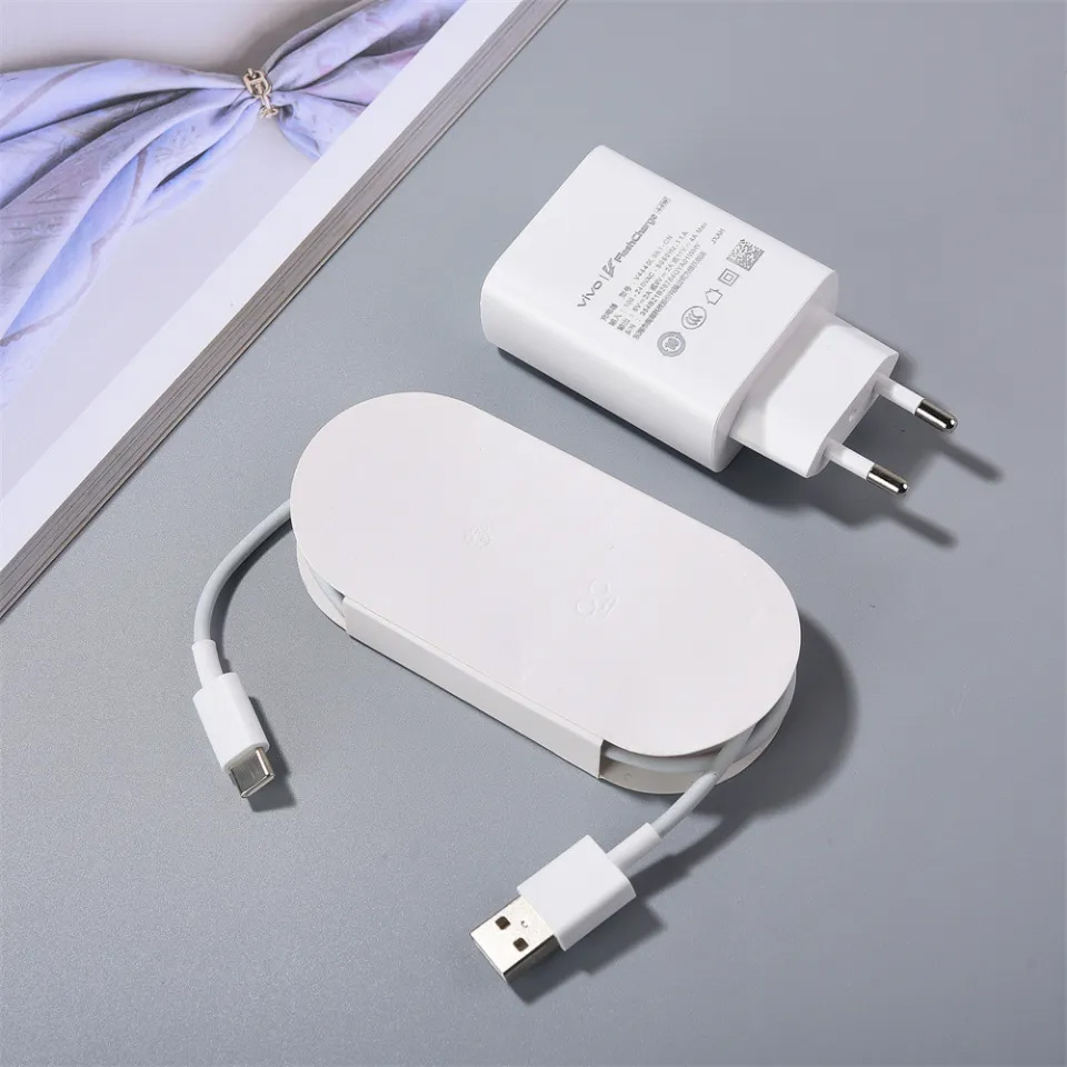 Vivo 44W FlashCharge 2.0 Charger for Vivo X Series and Latest 5G Phones