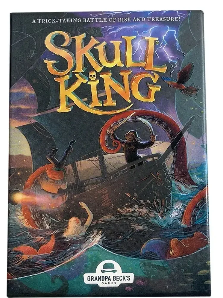 New English version Skull King Ultimate pirate game Hide your Kingdom creator card board game. 