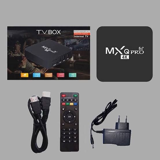 MXQ Pro 5G 4K 4GB RAM + 64GB ROM Android TV Box - Transform Your TV into a Smart Hub - Ideal for 4K Streaming and App Access - Stay Entertained. 