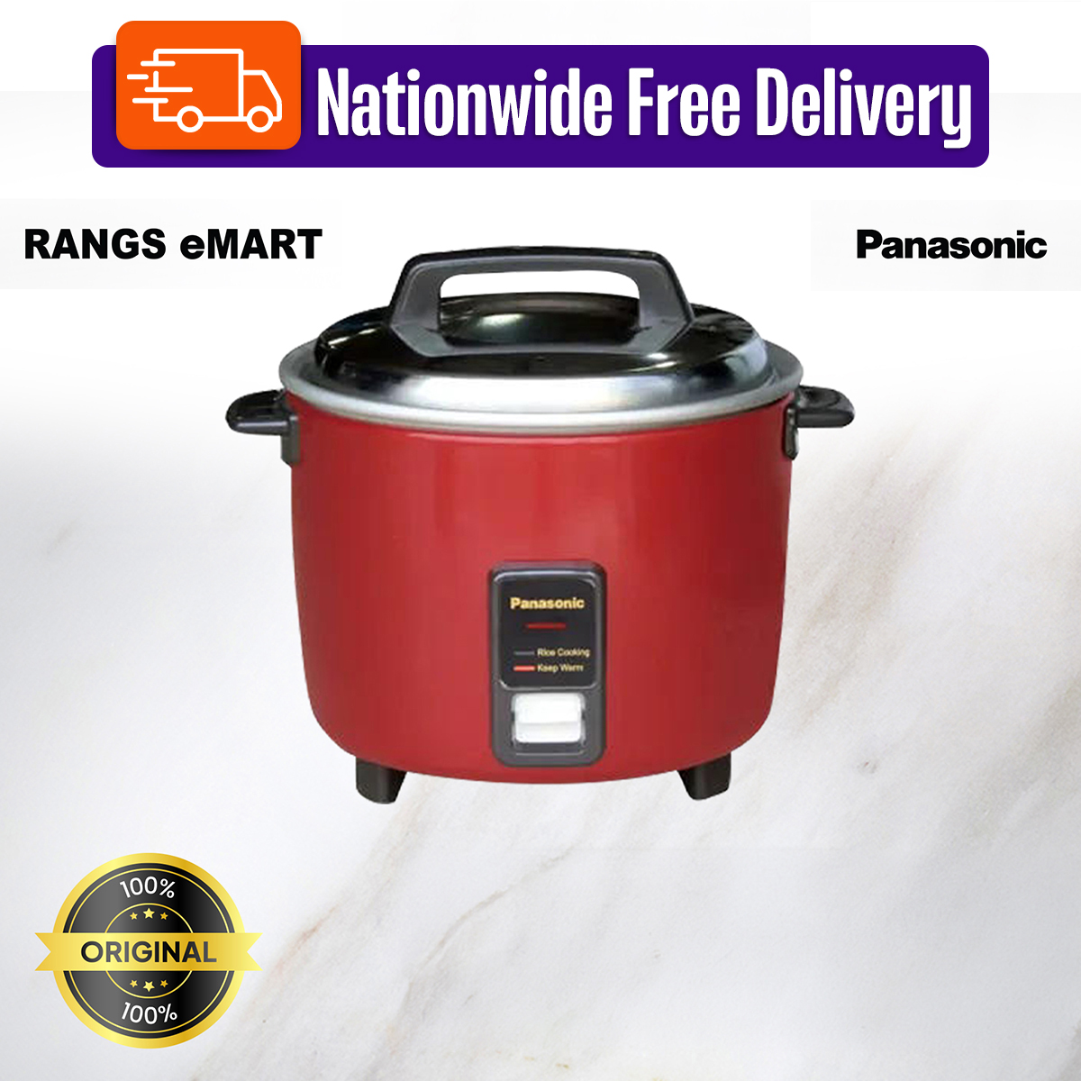 Panasonic Official Rice Cooker | SR-W18G | 1.8 Liter with Free Delivery