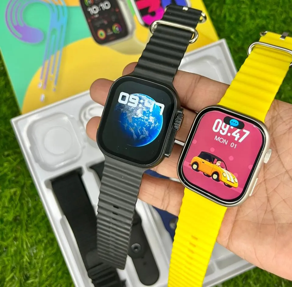 C69 Pro Smart Watch (49MM) – 2.19” Big Infinite Display, 7-in-1 Set, Wireless Charging, Fitness & Sports Tracker ⌚📱💖. 