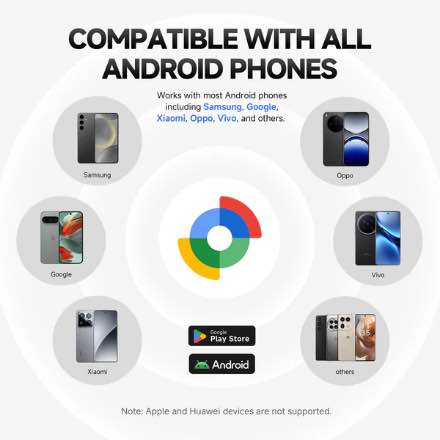 MiLi MiTag Android Location Tracker Device – Compatible with Google’s Find My Device(24 Months replacement warranty). 