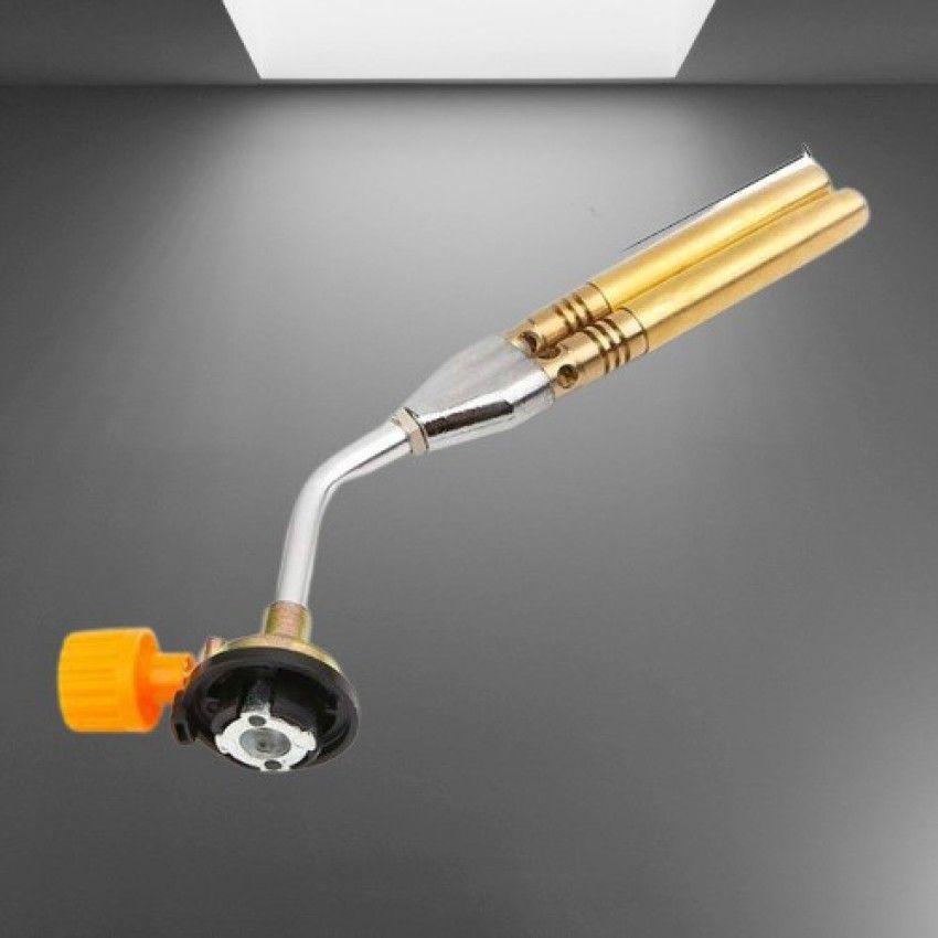Butane Jet Flame Torch Double Tube Brazing Gas Blowtorch Flambe Torch. 