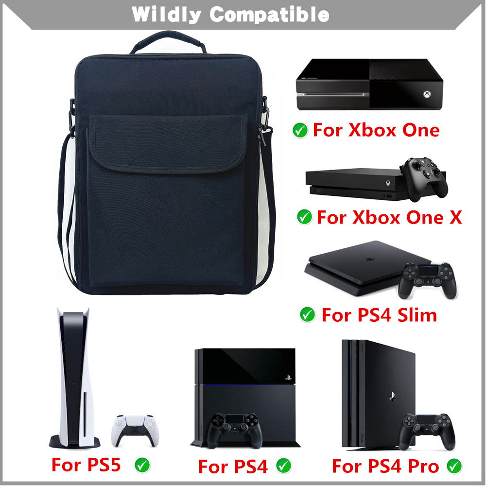 New Portable PS5 Travel Carrying Case Storage Bag Handbag Shoulder Bag Backpack for Playstation 5 Game Console Accessories. 