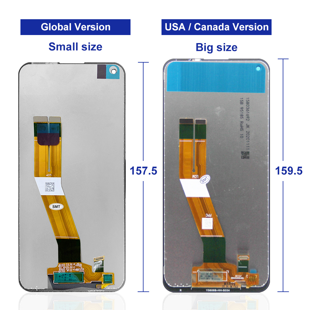 A11 For Samsung 6.4''For A115F A115M A115U A115A A115W S115DL LCD Display Touch Screen Digitizer Assembly Replacement. 