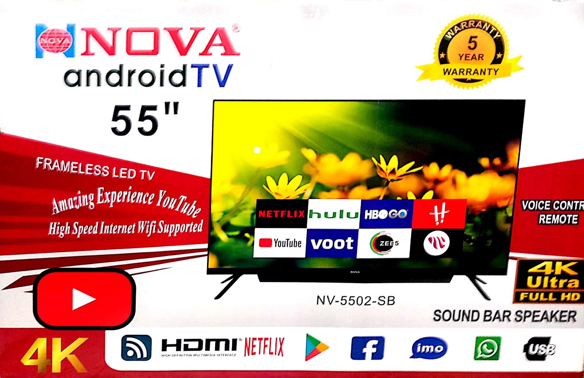 Nova Android LED TV. 