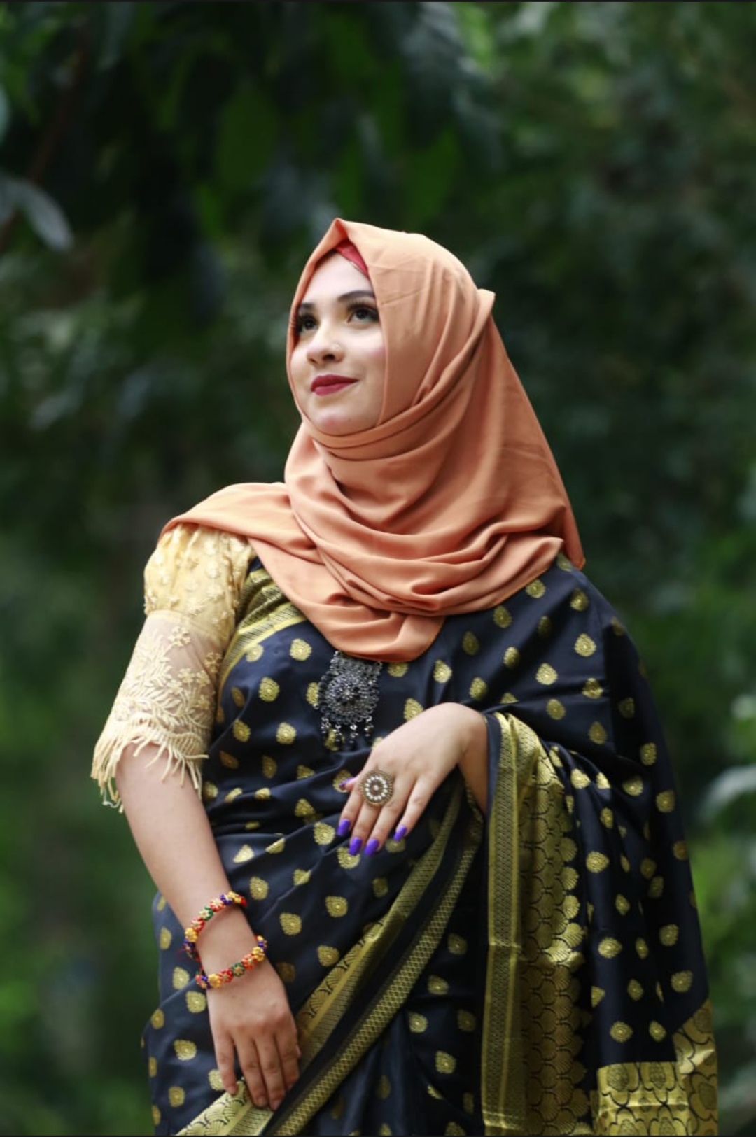 Soft silk katan sarre without blouse piece for women