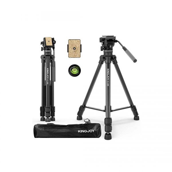 kingjoy vt-1500 hydrolic head tripod for camera. 