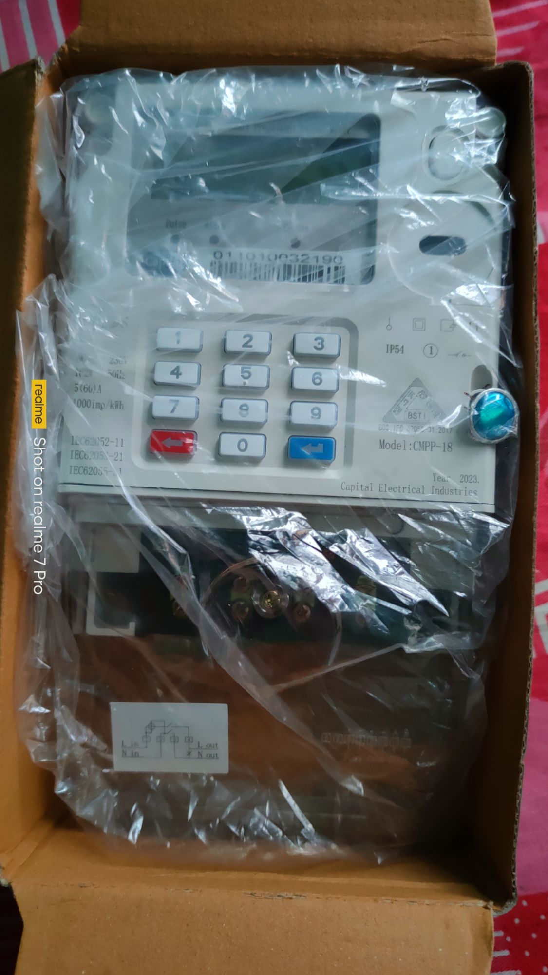 Capital Brand Smart Prepaid Card Meter: Impulse: 1000/impulse/hour Efficient Payment Solution, Portable, and Top-Quality Meter. 