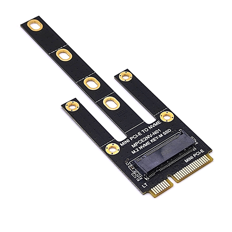 New Mini PCIE to M2 NVMe Adapter Mini PCIE to M.2 M2 MINI PCI-E to NVMe Converter Card Riser Support 2230 2242 2260 2280 M2 SSD. 