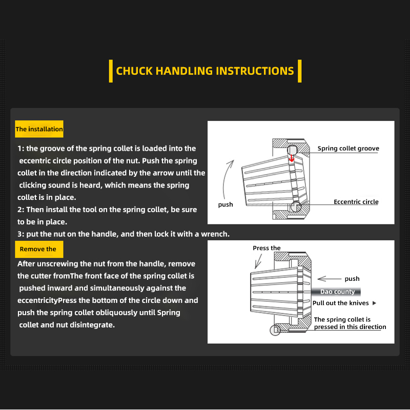 KaKarot 1PC ER11 ER16 ER20 ER25 ER32 AA High Precision 0.015 0.005-0.008 mm Spring Collet Suitable Engraving Machine Spindle CNC. 