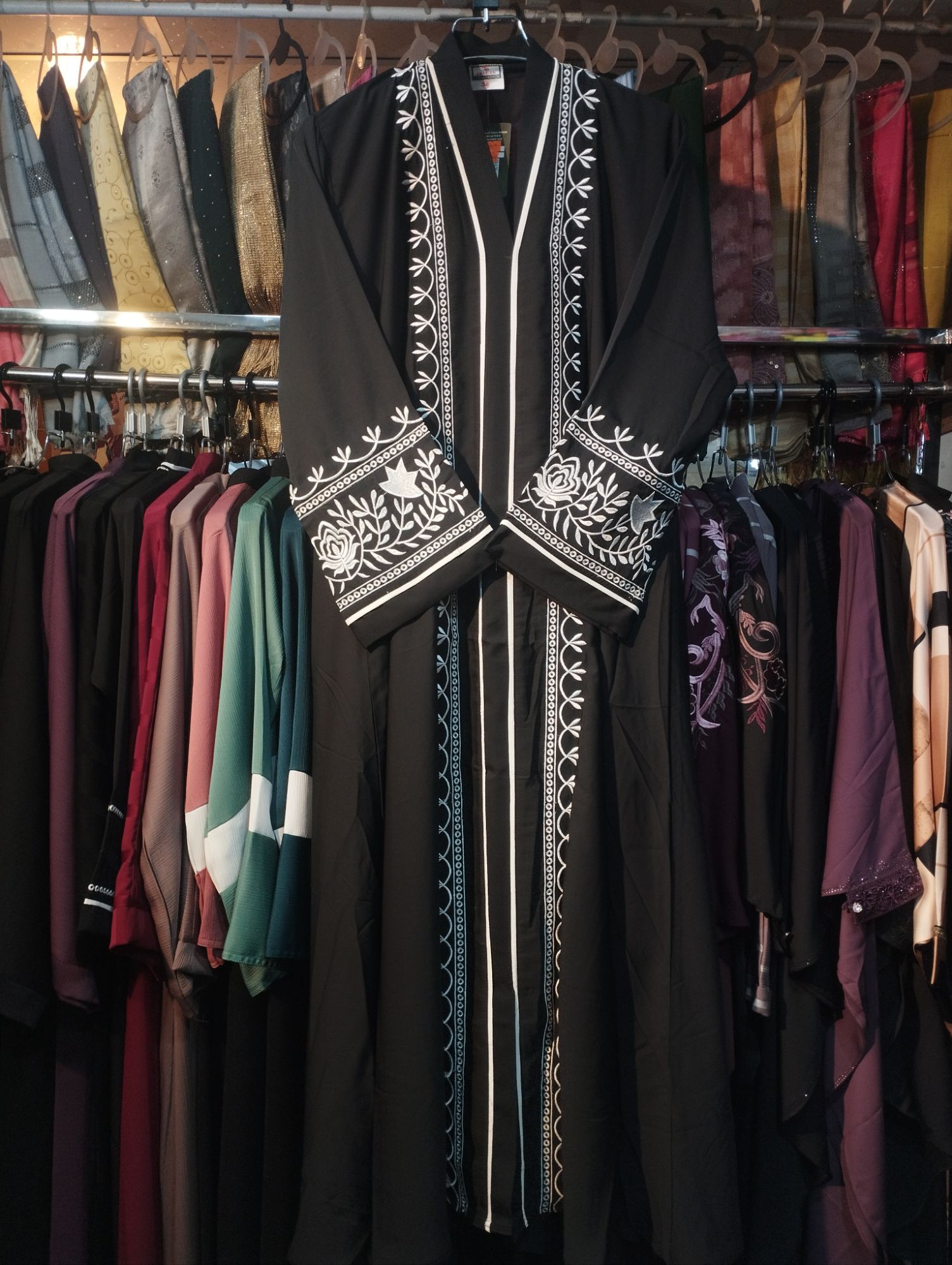 regular outer cerry embroidery borka