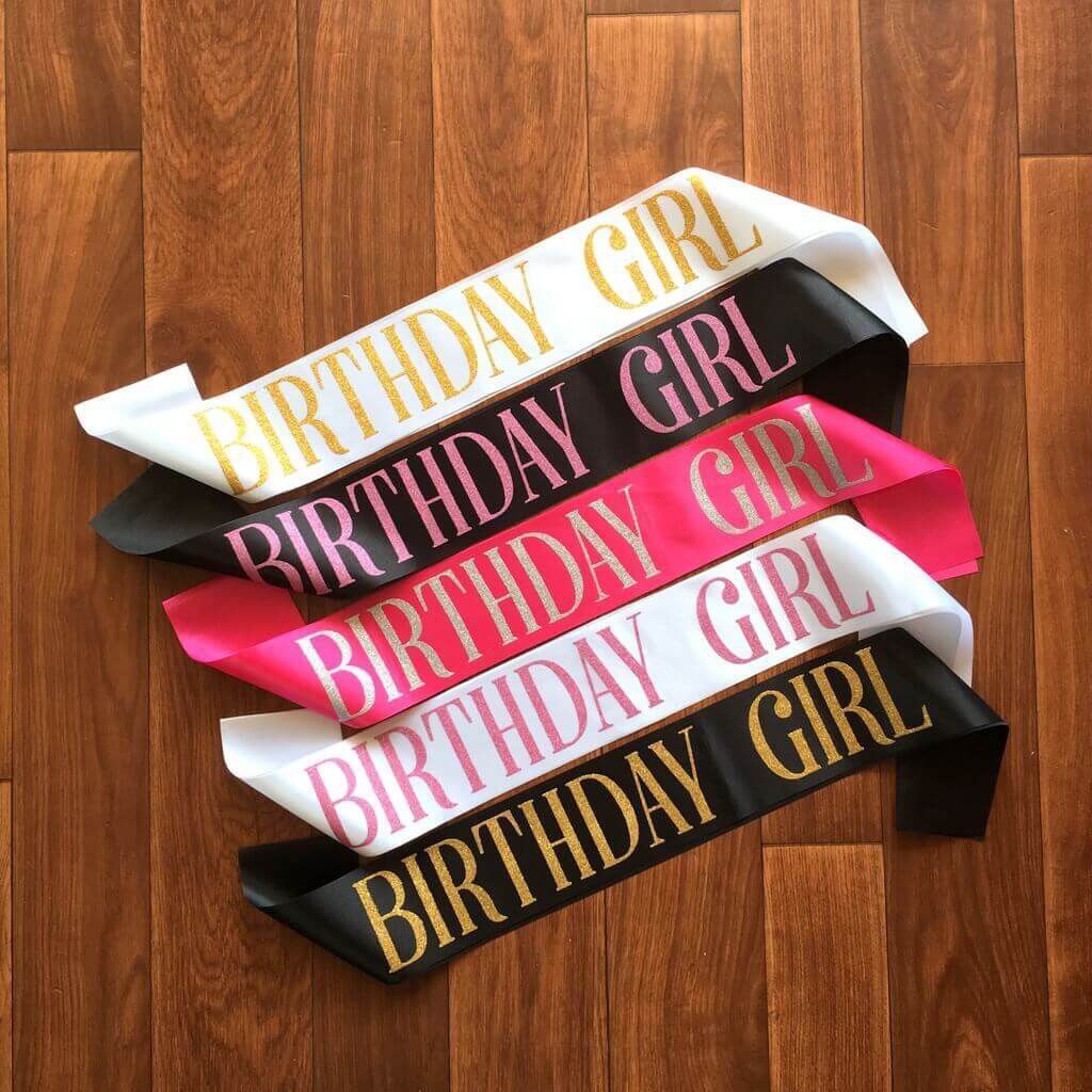 Sash - Birthday Sash Birthday Party Favors, Supplies, Decorations,Dad to be,Mom to be,Birthday girl,Happy Birthday