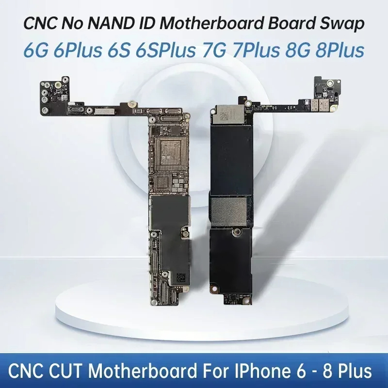 CNC ID Motherboard for IPhone 6 6S 7 8 Plus ICloud Logic Board Motherboard Swap Remove Baseband CPU Tool Without Nand Board Swap. 