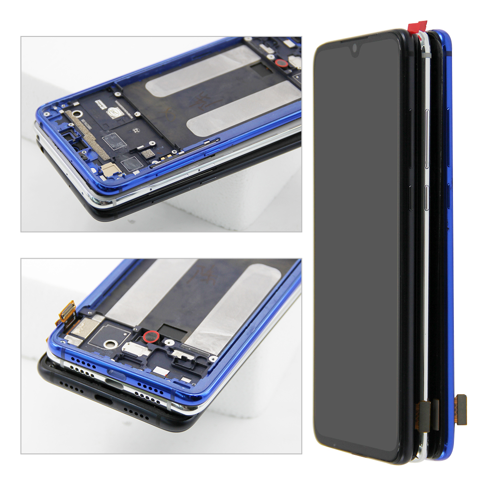 6.39" Screen for Xiaomi Mi 9 Lite M1904F3BG Lcd Display Digital Touch Screen Assembly with Frame for Xiaomi Mi CC9 Replacement. 