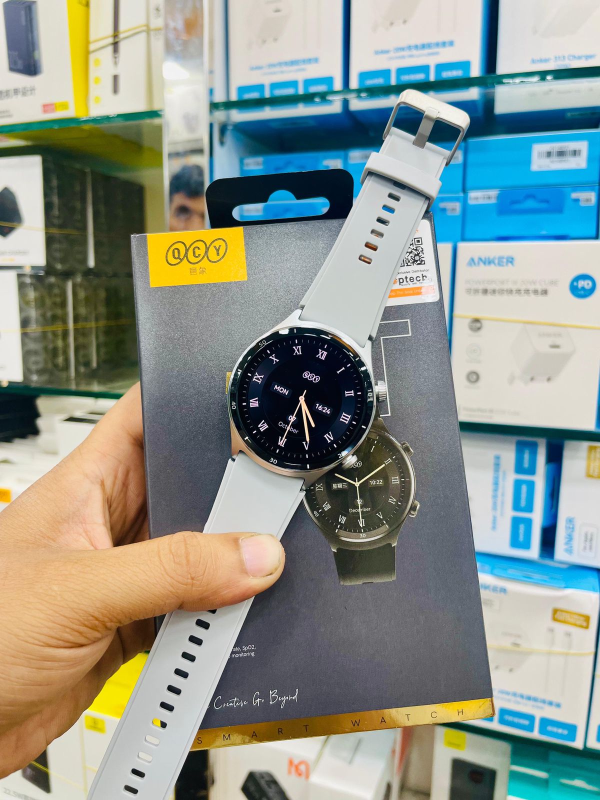 QCY Active GT Smart Watch 3 ATM Waterproof Bluetooth Calling Smartwatch. 