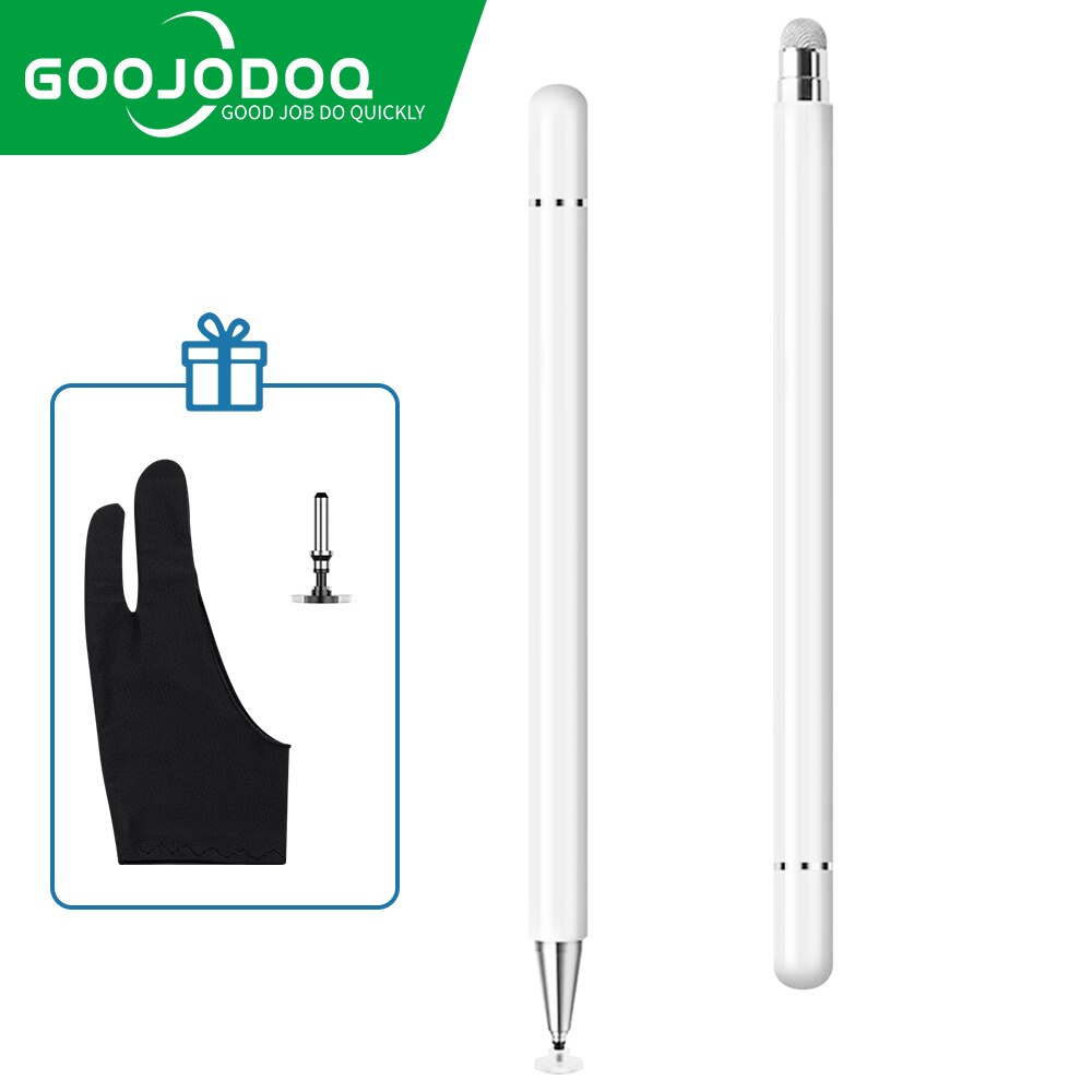 GOOJODOQ Universal Stylus Pen 2-In-1 Aluminum Automatically Absorb Pen For Tablet iPad Xiaomi Samsung Touch Pen Phone Stylus. 
