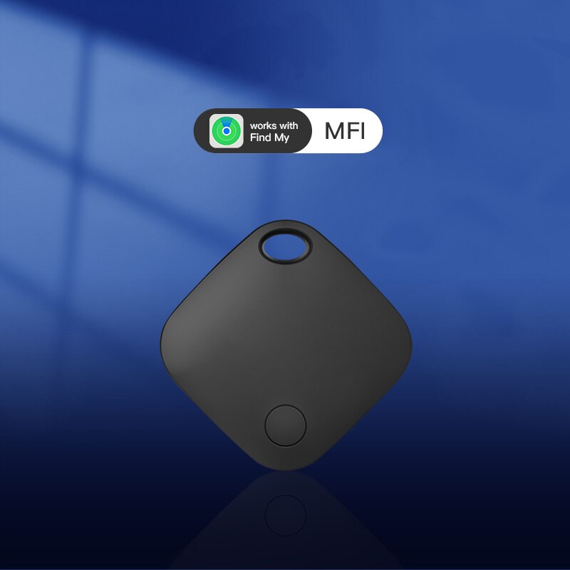 Smart Bluetooth GPS Tracker Works with Find My APP Anti Lose Reminder Device for Iphone Tag Replacement Locator MFI Rated. 