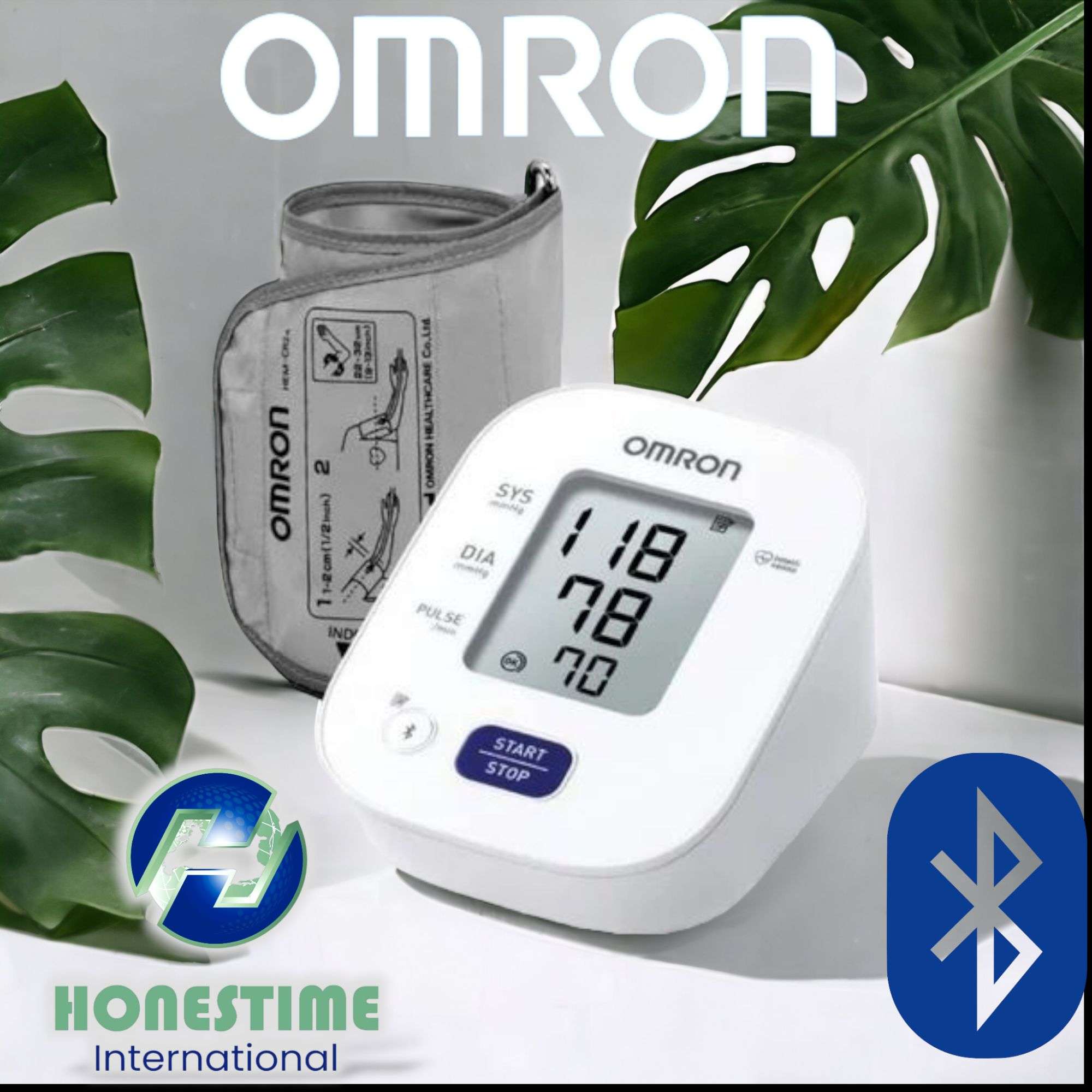 Omron M3 with color indicator of hypertension blood pressure