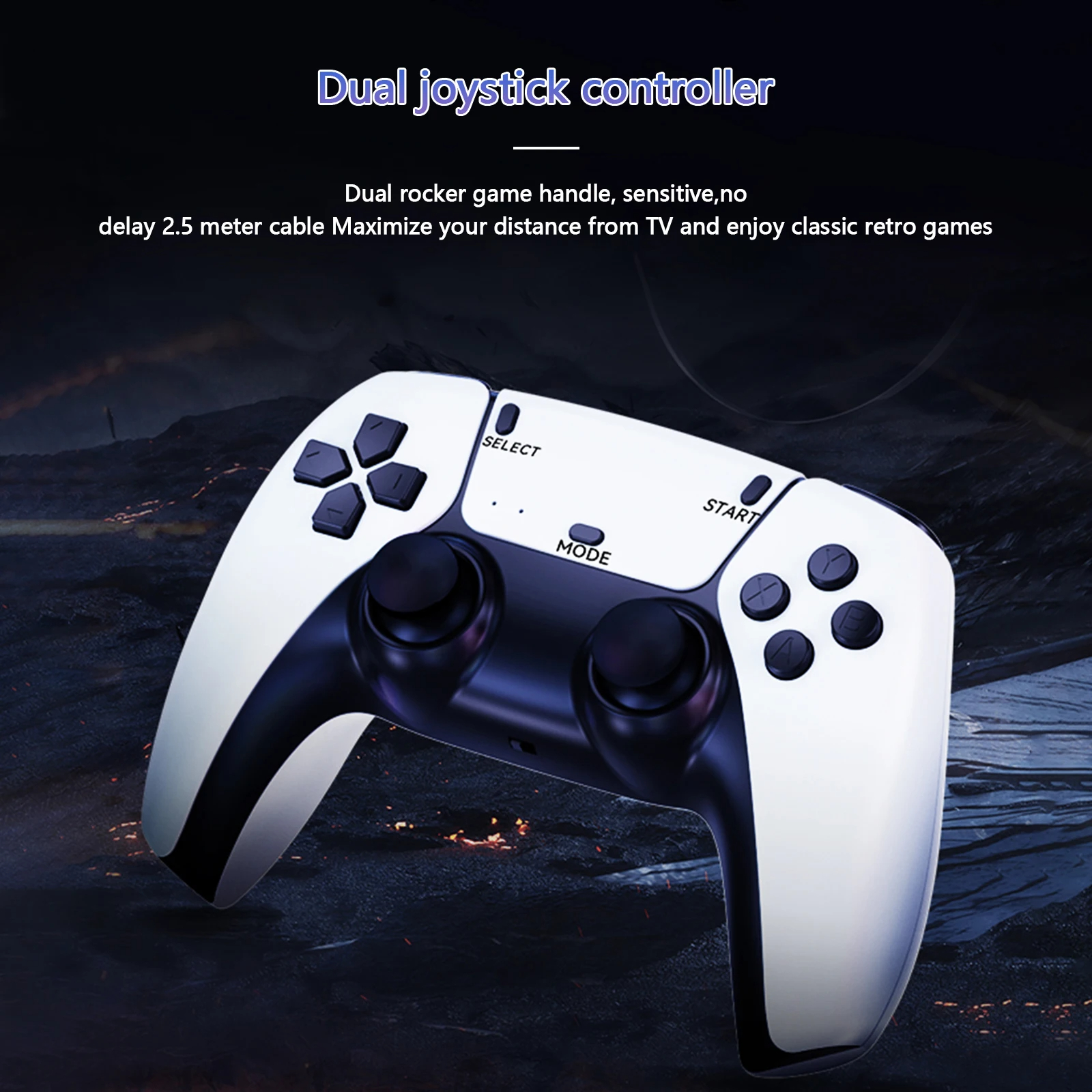 M8 Pro video game console 2.4G high-definition 4K retro game TV stick, two player game children's gift 20000+games suitable for. 