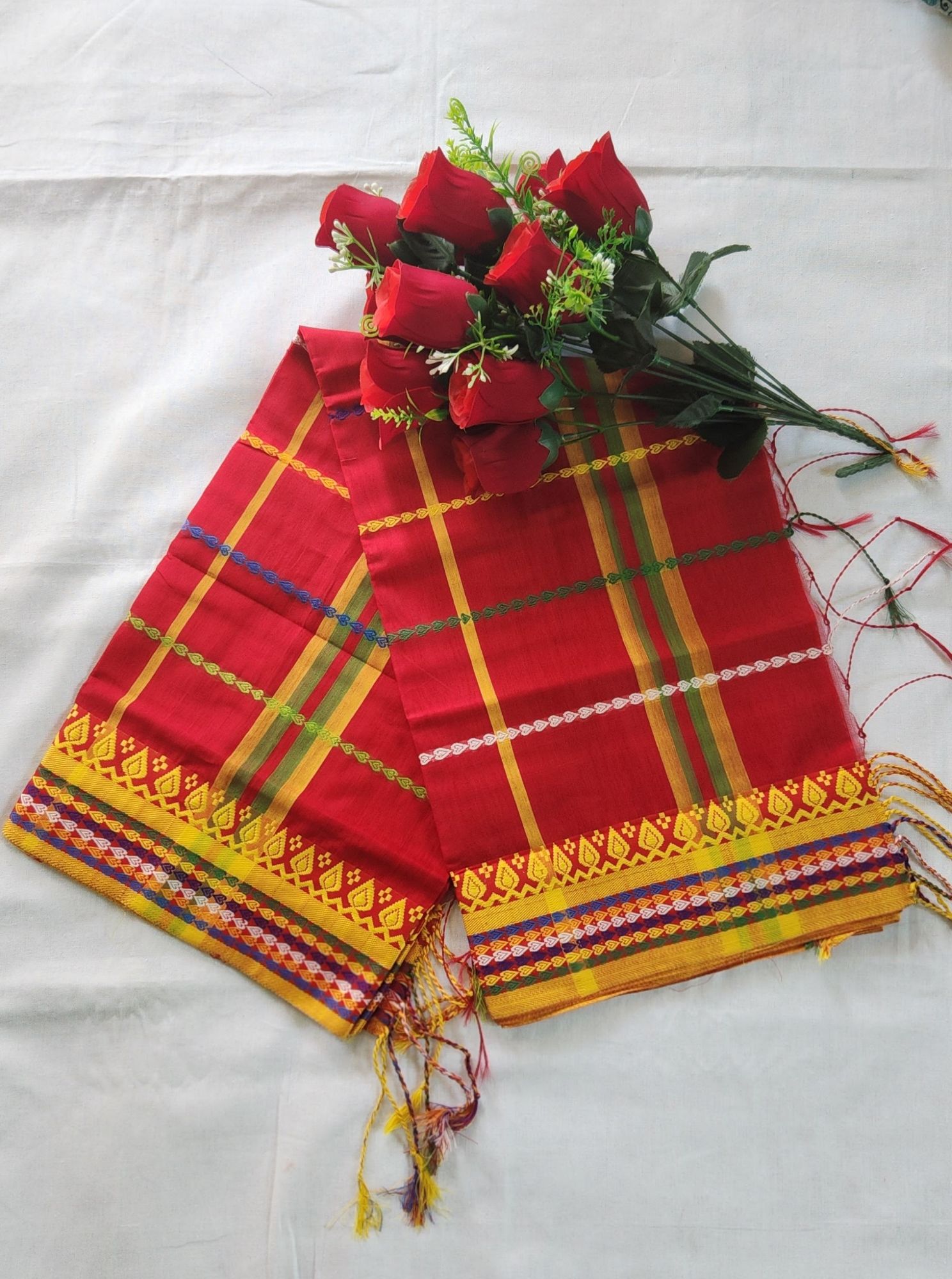 Baby Popcorn Dhupiyan saree. Color available High and export quality saree for baby 8 hand Tati saree made in sirajgonj. 