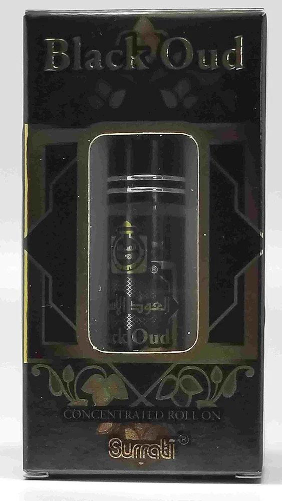 Black Oud - 6ml Roll-on Perfume Oil by Surrati. 