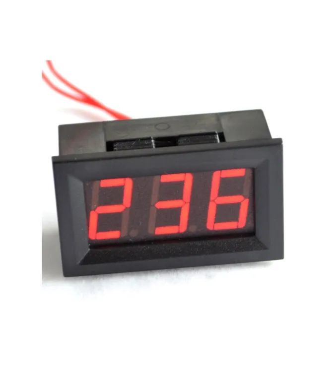 YB27A LED AC 60-500V 0.56″ Inch Digital Display Voltmeter Panel Mount Home Use Voltage Display. 