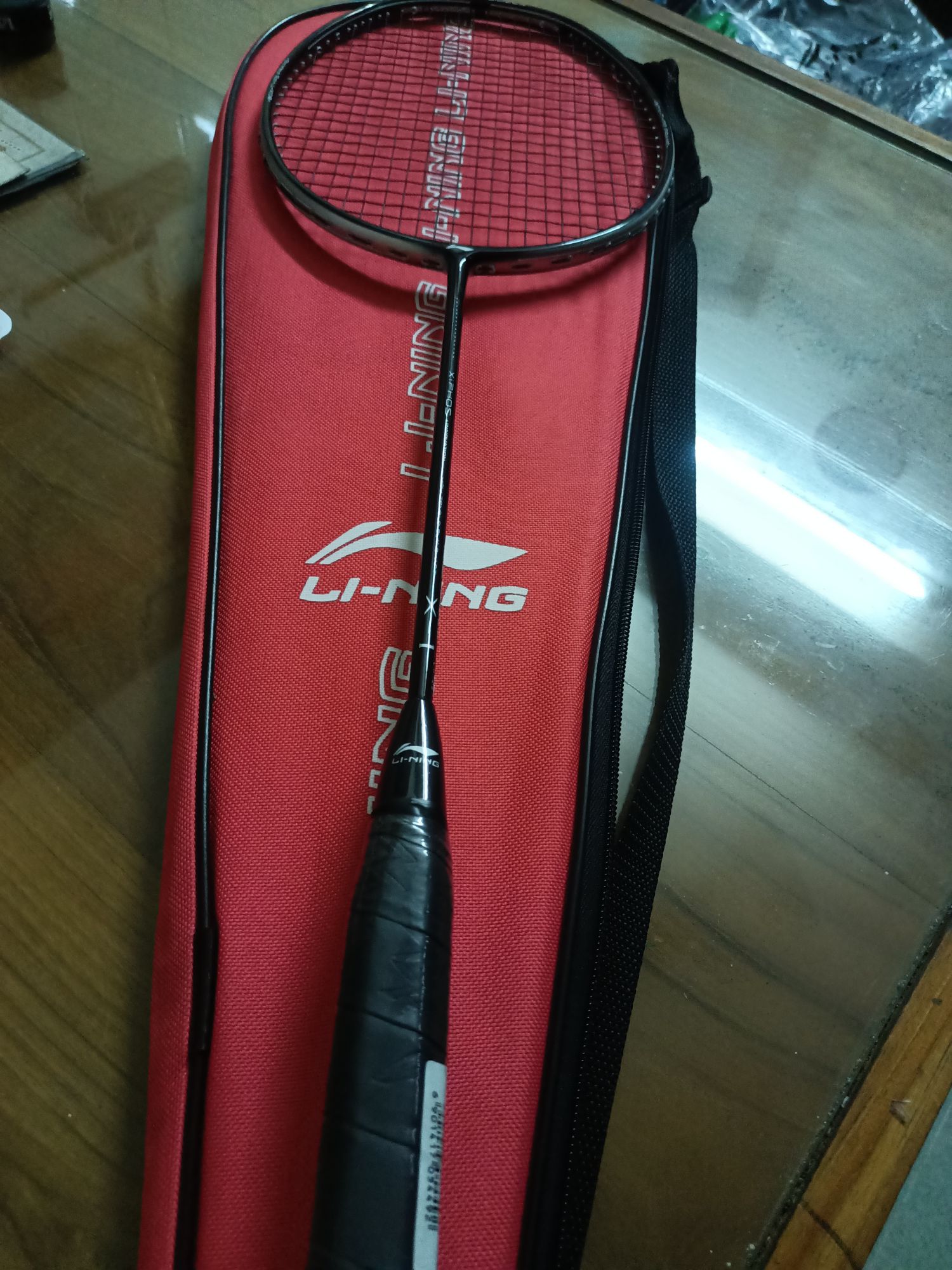 Li-Ning Xiphos X1 Badminton Racket - With Cover - Elevate Your Badminton Game With The Li-Ning Xiphos X1 Badminton Racket. 