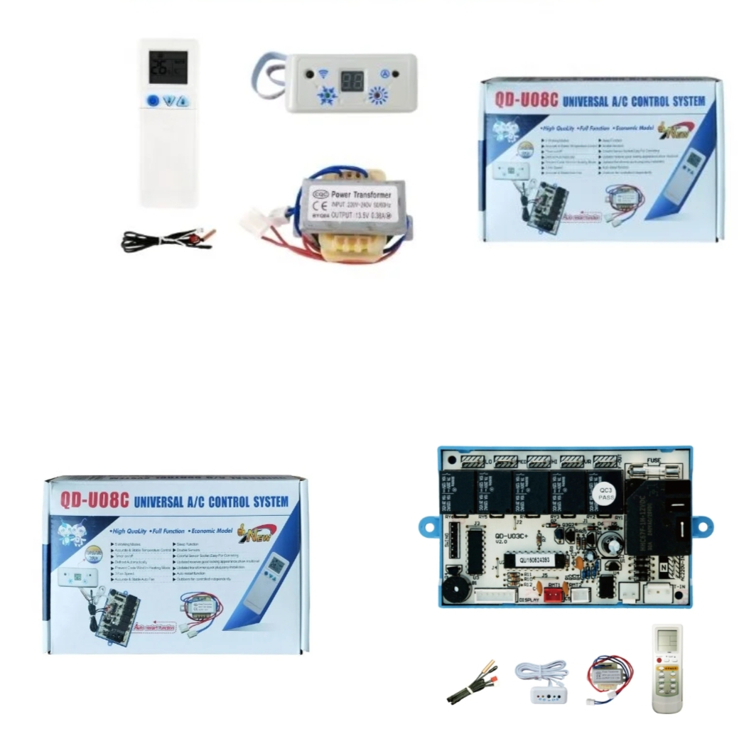 QD-U08C Universal Digital Air conditioner Control System Digital Temperature Display Accurate and Stable Temperature Control. 