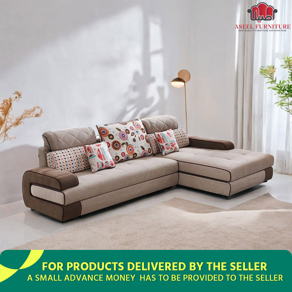 Modern design,solid foam L-shape sofa set,ASA-1366