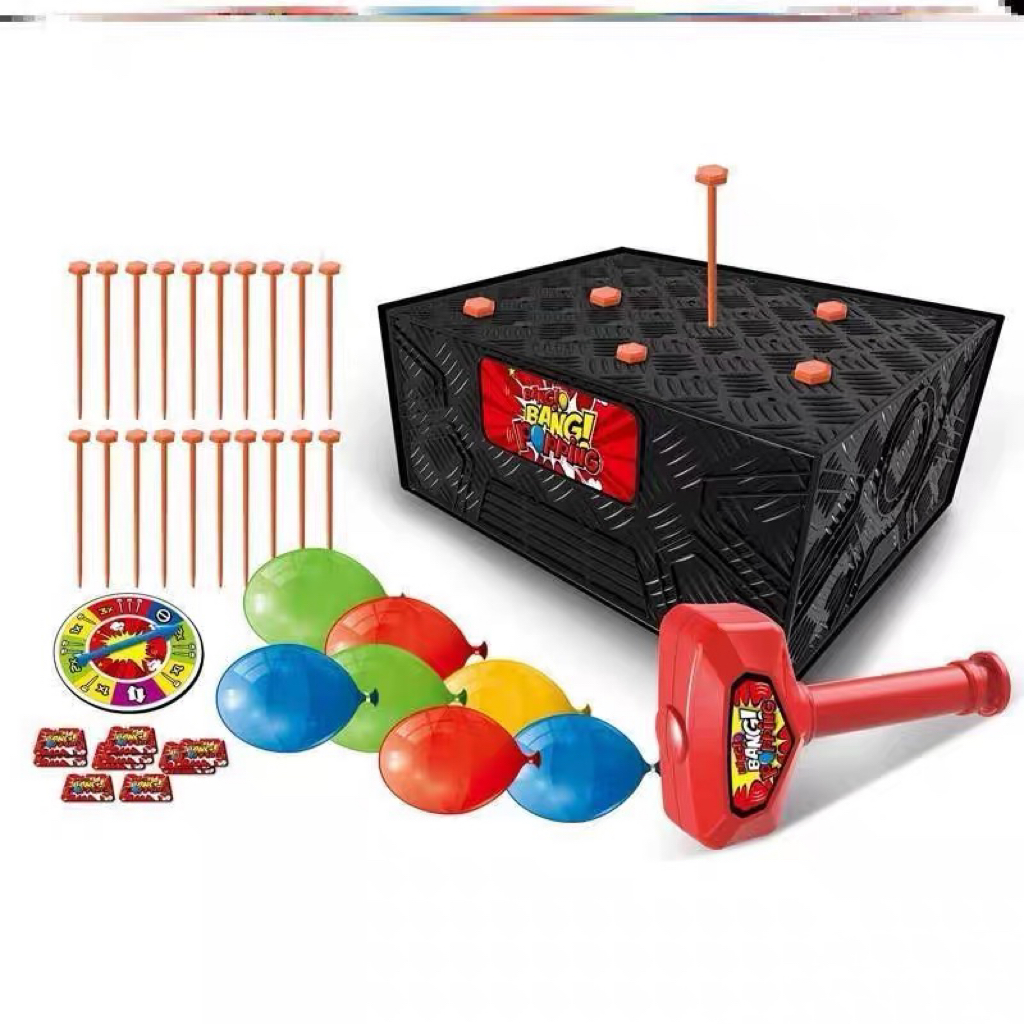 Table-top puzzle toy balloon fun game pegging balloon exciting adventure game parent-child interaction. 