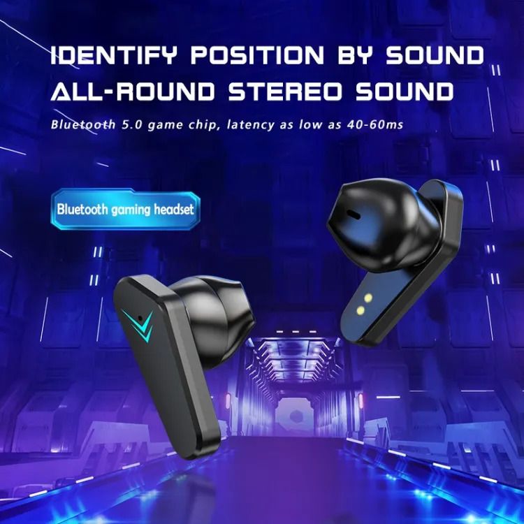 X15 TWS Wireless Earphone 5.3 bluetooth Headphone 65ms Low Latency Earbud Esport Gaming Headset Gamer With Microphone For Mobile. 