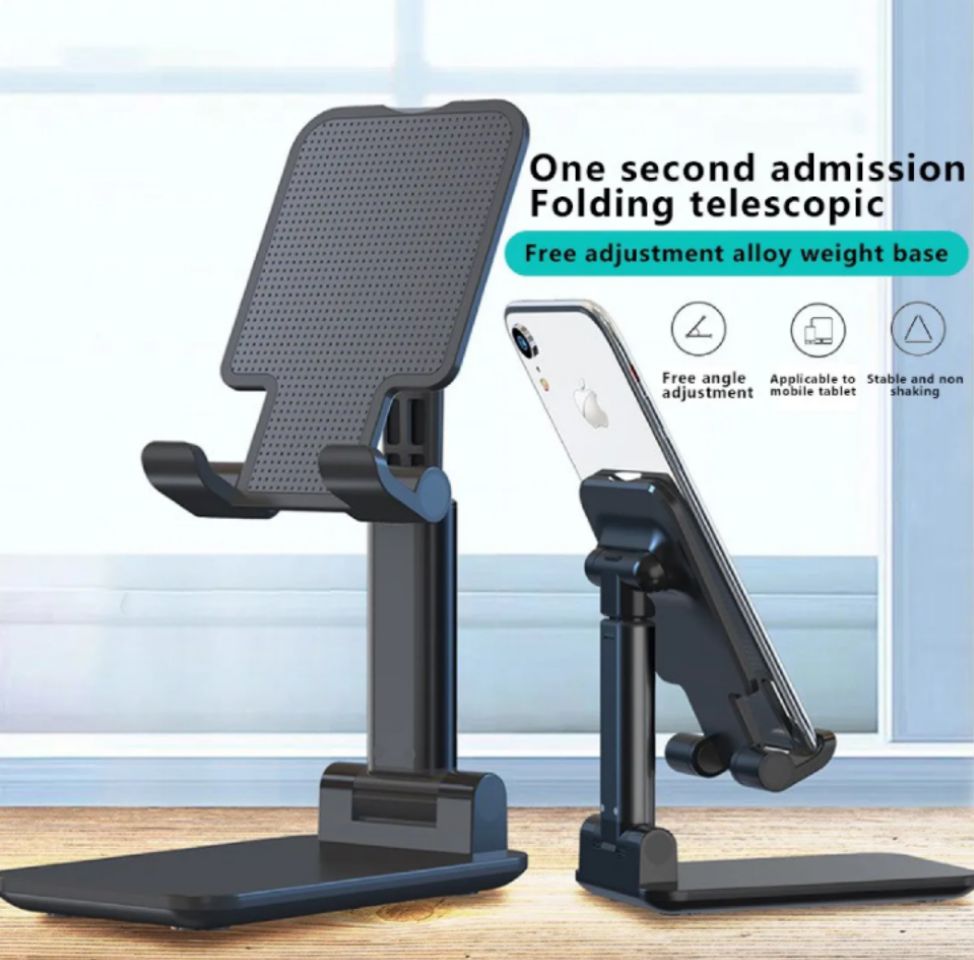 T1 Universal  Engonomic Collapsible Adjustable Phone Stand- Mobile Stand
