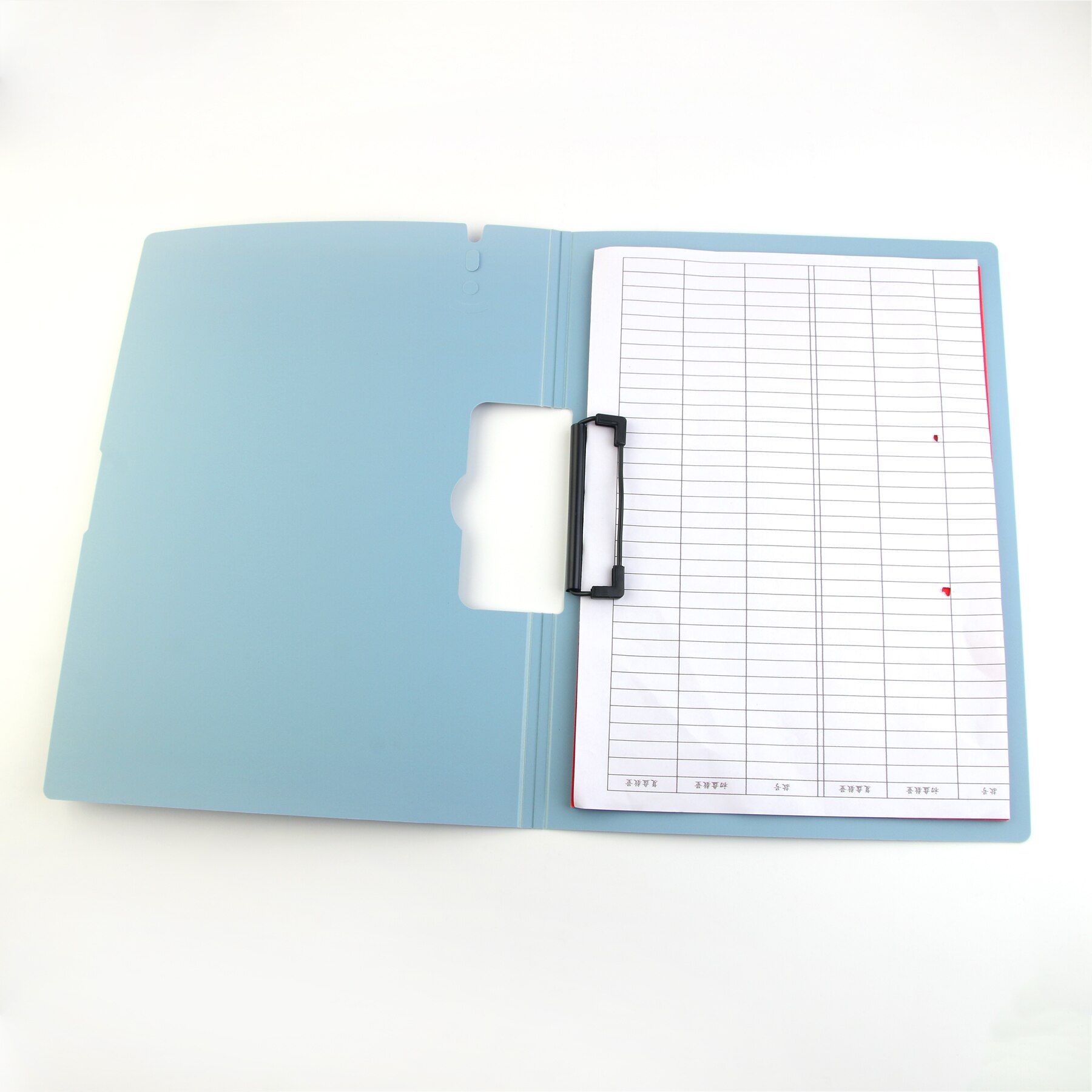 MOTARRO A4 Foamed PP Double Folded Flat Head Flat Plate with Morandi Color Scheme Pink Blue Green Folder for School Office. 