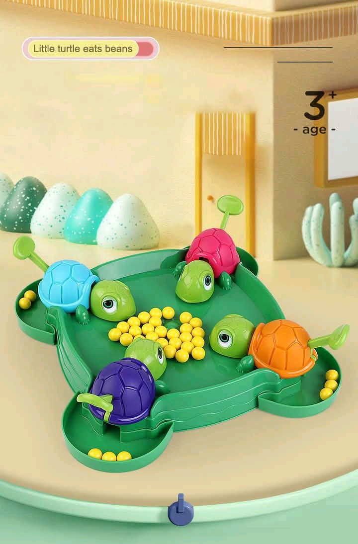 Hungry Turtle Game - Preschool Board Games For Kids | Parent-child Interactive Educational Toys, Turtle Eating Board Game, Hungry Turtle Board Game For 2 To 4 Players. 