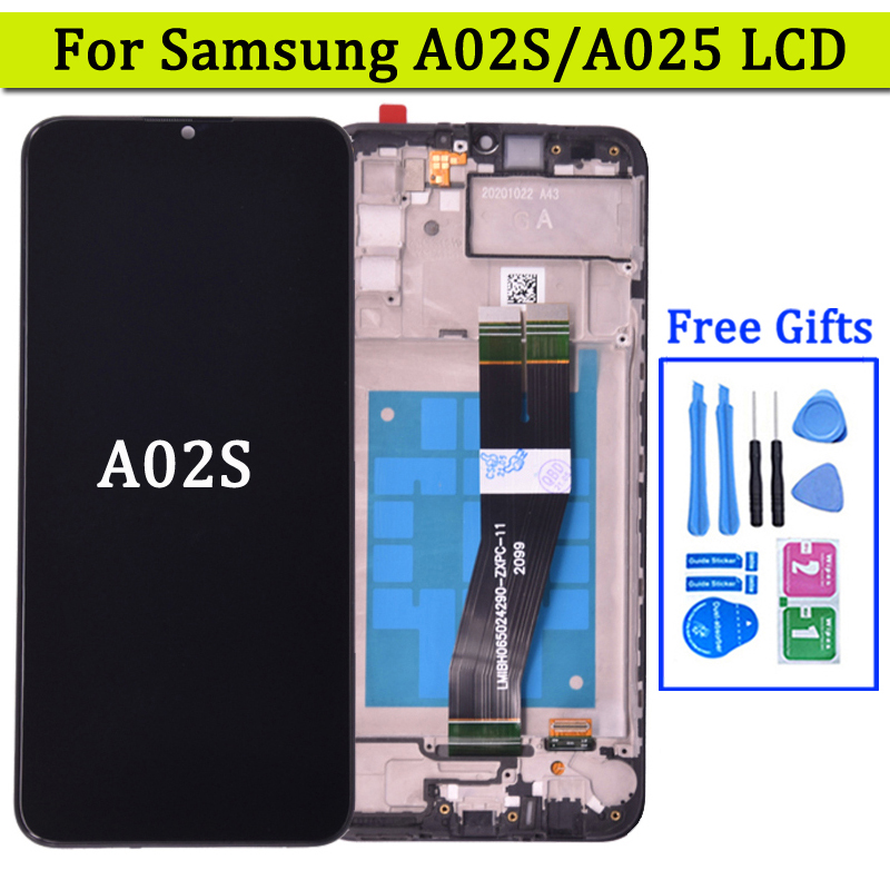 6.5" LCD For Samsung A02s A025 LCD with frame Touch Screen Digitizer LCD For Samsung  SM-A025F A025G Display
