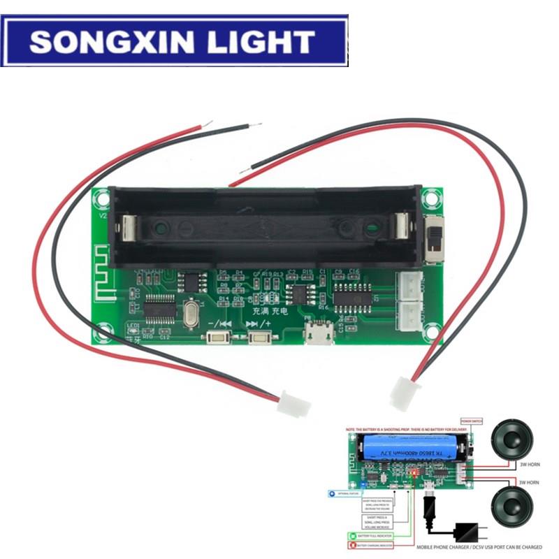 XH-A153 Lithium Battery Bluetooth 5.0 Dual-channel 2 Ch Channel Stereo Low Power Amplifier Board 3W+3W DC 5V PAM8403 Chip. 