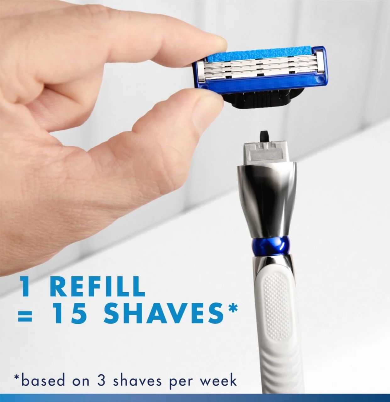 Gillette Mach 3 Turbo Razors For Men 4 Refill Razor Blades