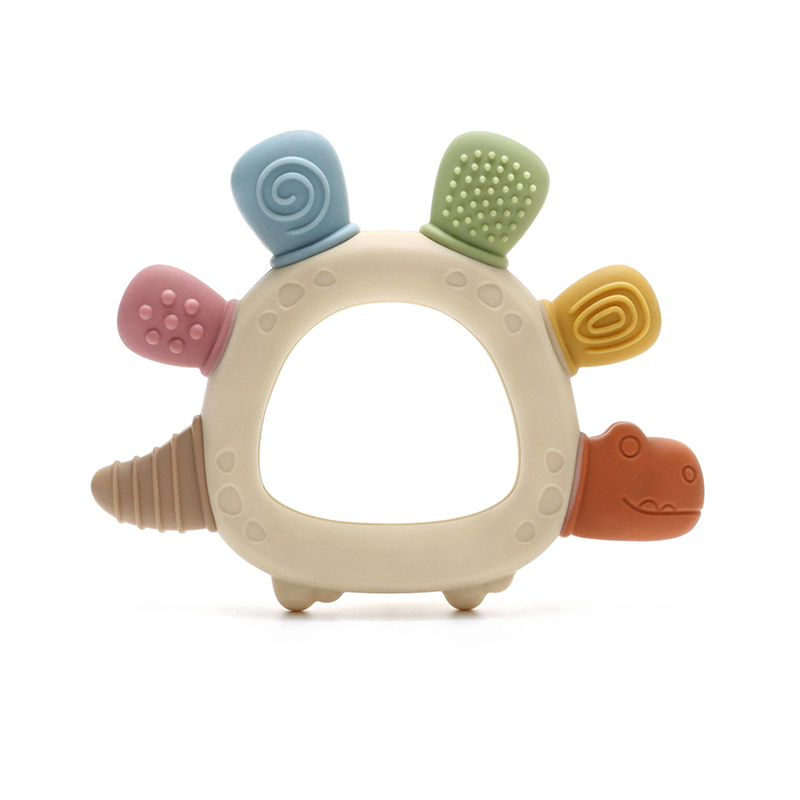 Baby Dinosaur Silicone Teething Toy – BPA Free, Newborn Gift Accessory