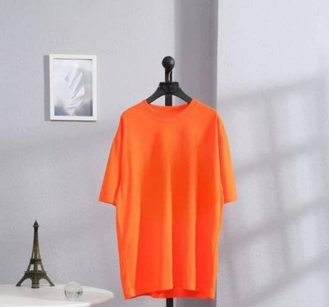 Round neck Drop sholder tshirt