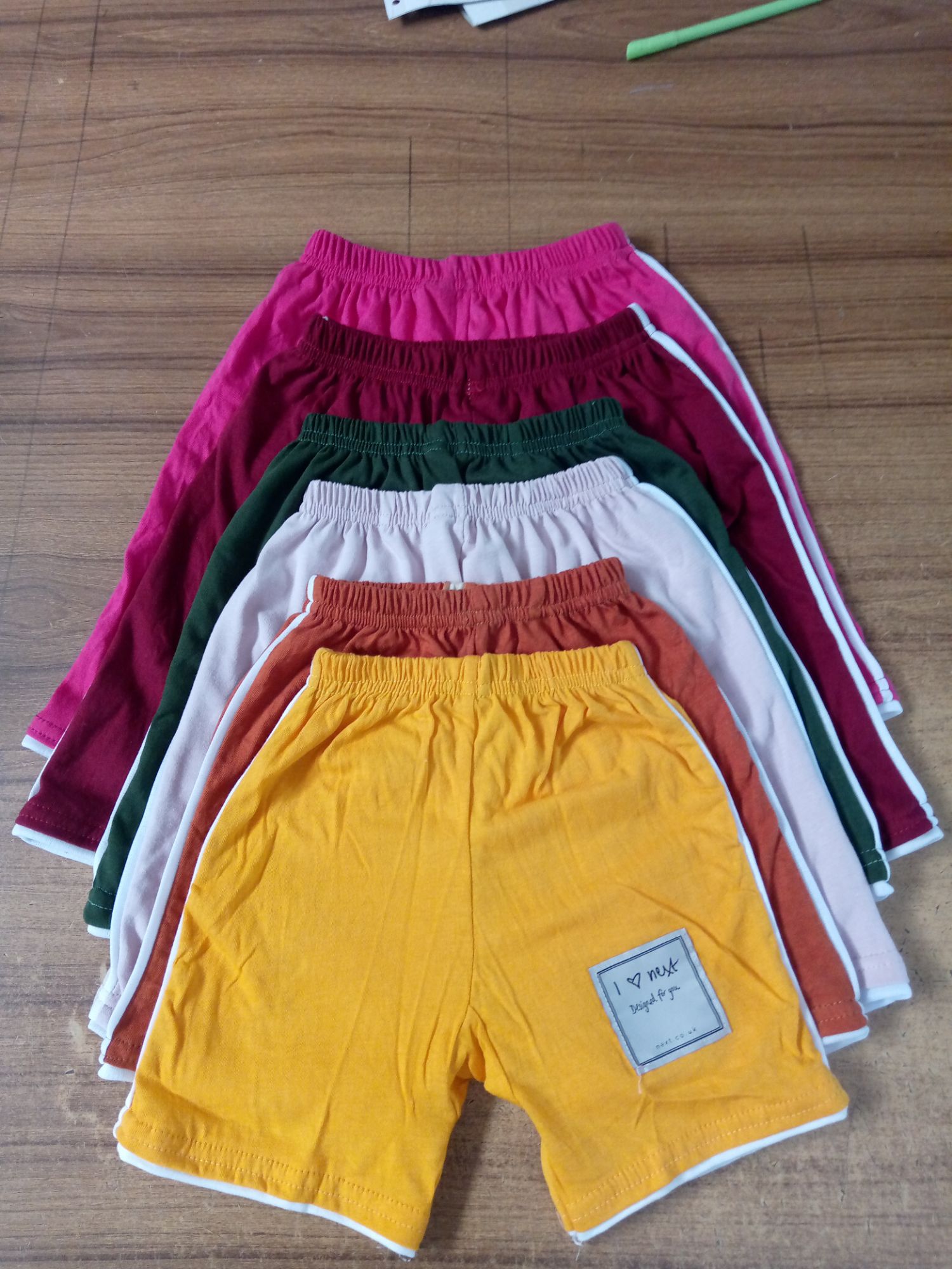 Kids & Boys Multicolor Half Pant 6 Pcs Combo Pack - Available Size in 1 to 6 Years
