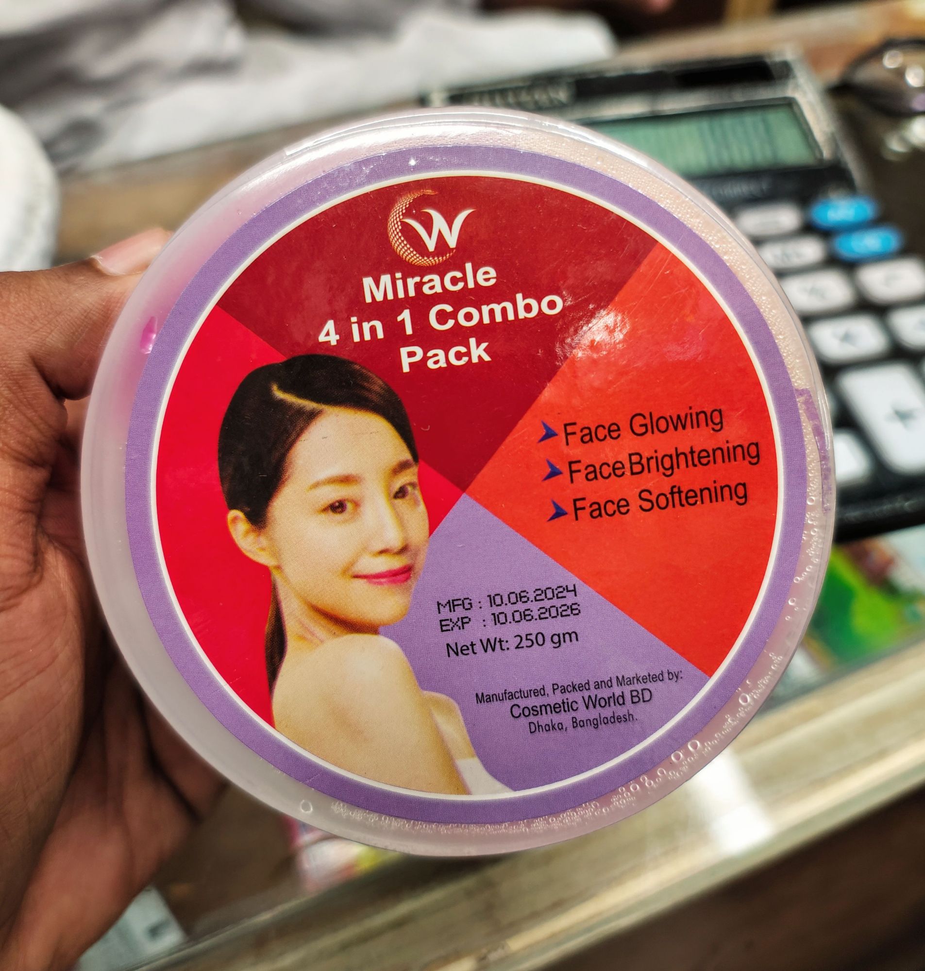 Miracle Whitening 4 in 1 Injection Combo Face Pack