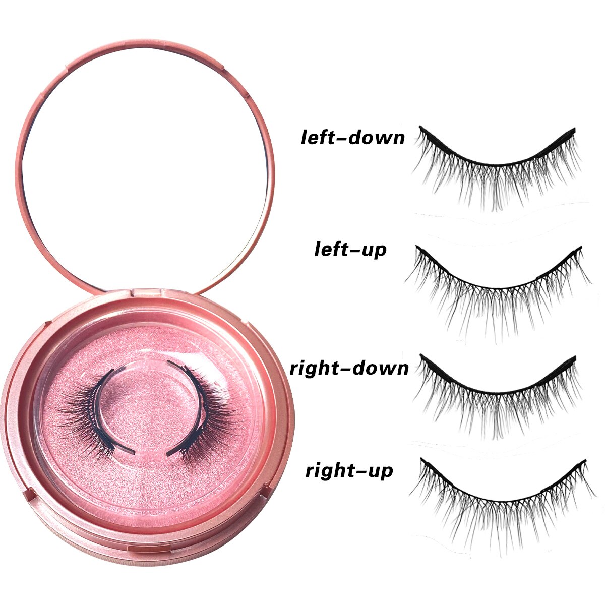 Quantum Magnetic Eyelashes Soft Magnetic Lashes Natural Lazy Eyelash With Clip. 