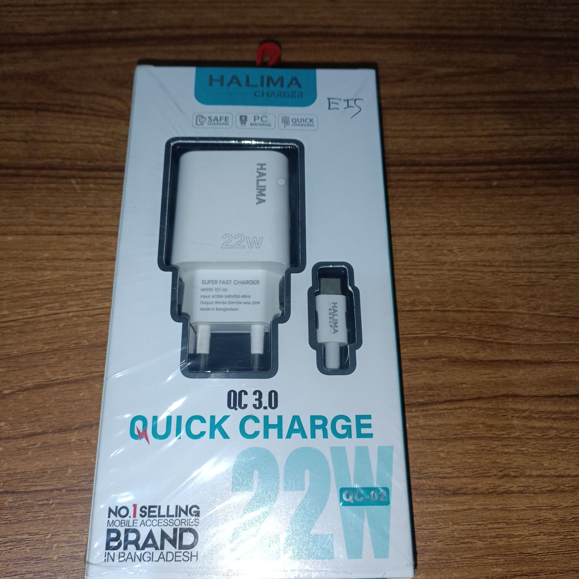 HALIMA TYPE C SUPER FAST CHARGER QC 3.0 ( 22W QC-02)