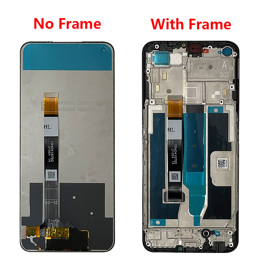 6.5'' IPS For Realme 8 5G LCD Display Touch Screen Digitizer Assembly For Realme 8 5G LCD With Frame RMX3241. 