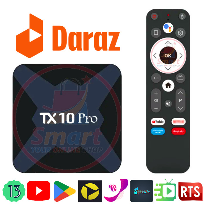 Box

TX10 Pro Android TV8/128 HDMI 8K  Voice Control. 
