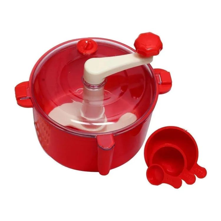 Atta Roti Dough Maker- for Home Tool - Atta Maker, Atta Machine, Atta Maker (red). 